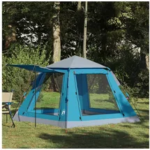 vidaXL Sofort-Zelt 3 Personen Blau