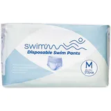 Swimmm – Einweg Schwimmwindel Erwachsene – Größe M – 20 Stück – Bei Inkontinenz – Diskret, Atmungsaktiv & Hautfreundlich – Bietet Sicherheit beim Schwimmen – Schwimmwindeln Für Hüftumfang 86-122 cm