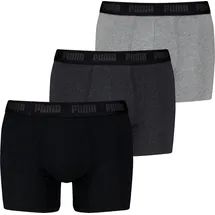 Puma Everyday Boxershorts 3 Einheiten Black / Grey M