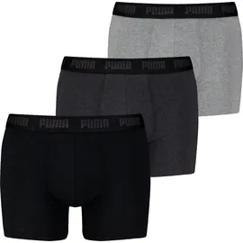 Puma Everyday Boxershorts 3 Einheiten Black / Grey M
