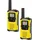 National Geographic 9111450 - Walkie-Talkies 2er-Set, Funkgeräte mit hoher Reichweite bis zu 6 km, Frei-Hand-Funktion, gelb/schwarz