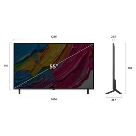 LG QNED 55" 3840 x 2160 Pixel Mini-LED 4K-Fernseher