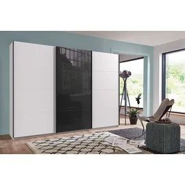 WIMEX Schwebetürenschrank Norderstedt 313 x 210 x 64 cm Weiß/Schwarz