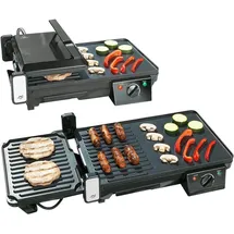 Rosenstein & Söhne 2in1 Tischgrill schwarz