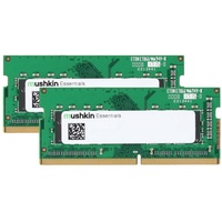 Mushkin Essentials SO-DIMM Kit 32GB, DDR4-2933, CL21-21-21-47 (MES4S293MF16GX2)