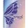 Brunnen Freundebuch Magic Butterfly ca. DIN A5 liniert, lila/roa Hardcover 80 Seiten, 1 St.