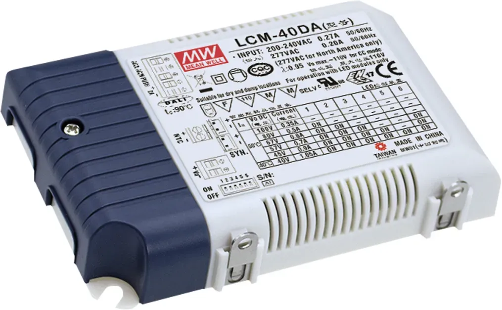 Meanwell LED Driver Universal MEAN WELL LCM-40DA - 40 W