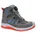 Kids grey-red Sicherheitsstiefel Schuhkarton Paar grau rot 35 EU