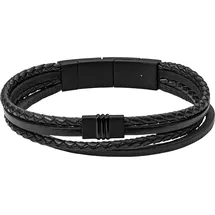 Fossil Vintage Casual Armband Schwarz JF03098001 Größe 19 cm