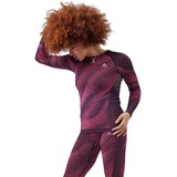 Odlo Damen BLACKCOMB ECO Funktionsunterwäsche Langarm Shirt, Festival Fuchsia - Space dye