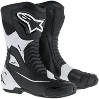 Alpinestars SMX S Motorradstiefel schwarz-weiss, Größe 48