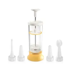Tescoma Sahnezauber Sahneschläger Küchenhelfer Töpfe Mixer Sahne Garnierspritze