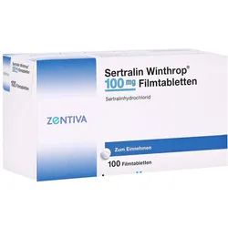 Sertralin Winthrop 100 mg Filmtabletten 100 St