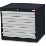 STIER Schubladenschrank mit 5 Schubladen BxTxH 700x575x620 mm