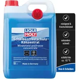 Liqui Moly Scheibenfrostschutz Konzentrat 5L, Art.-Nr. 21757 I Reinigendes Frostschutz Konzentrat für sekundenschnelle klare Sicht I Temperaturen bis ca. -52 °C I LED- bzw. Xenon-Scheinwerfer geeignet