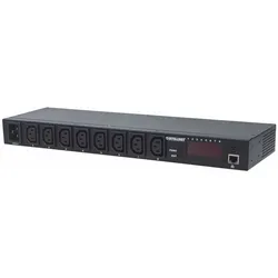 Intellinet 19" 8-fach IP-Steckdosenleiste / Smart PDU mit C13-Kaltgerätesteckdos