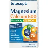 Magnesium Calcium Vitamin K + D Tabletten 40 St