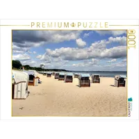 Calvendo Strand in Timmendorf 1000 Teile Puzzle quer |