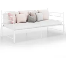 vidaXL Tagesbett 90 x 200 cm Weiß
