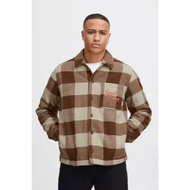 Blend Jacke / Orange,Braun,Weiß / XL