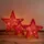NÄVE LED Deko Weihnachtsstern 3 St. rot