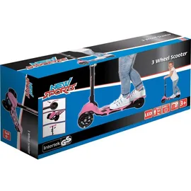 NEW SPORTS 3-Wheel Scooter rosa