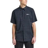 Jack Wolfskin Norbo Kurzarmhemd - Night Blue Checks -