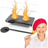 OEM Freistehender Biokamin Stahl für Haus und Gartenterrasse