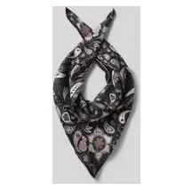 Codello Seidentuch mit Paisley-Muster, Black, 1