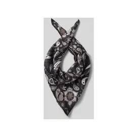 Codello Seidentuch mit Paisley-Muster, Black, 1