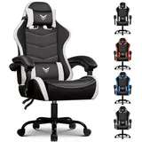 GTPLAYER Gaming-Stuhl Holz Weiß