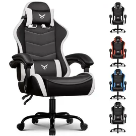 GTPLAYER Gaming-Stuhl Holz Weiß