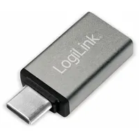 Logilink USB-C auf USB-A Adapter Silber