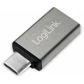 Logilink USB-C auf USB-A Adapter Silber