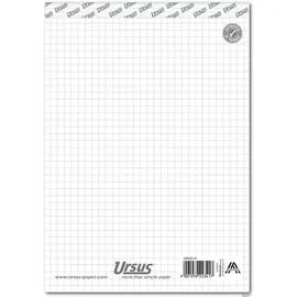 Ursus Notizblock A5 kariert Weiß