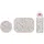 Mepal Pausenset Campus Mehrfarbig, Weiß, Hellrosa, Kunststoff, 3-teilig, 24x6.8x24.4 cm, Küchenzubehör, Vorratsbehälter, Brotdosen