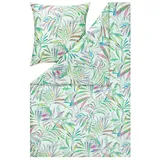 Estella Mako-Satin Bettwäsche Brittany grün 1 Bettbezug 135 x 200 cm + 1 Kissenbezug 80 x 80 cm