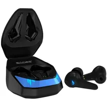 SADES Wings 200 TW-S02 In-Ear-Kopfhörer (kabellos, Stereo, mit Mikrofon, Bluetooth 5.0, automatische Kopplung) - Schwarz