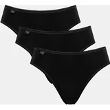 SLOGGI Damen 24/7 Cotton Tai C3P Slip, black 42