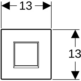 Geberit Abdeckplatte Typ 30 243271KJ1  weiß