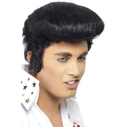 Elvis Perücke Mit Koteletten - OS