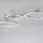 just light. MINI RITUS 1 silber Metall 42 x 7 x 120,5 cm
