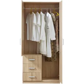[en.casa] Kleiderschrank Bodolz 176x80x52 cm