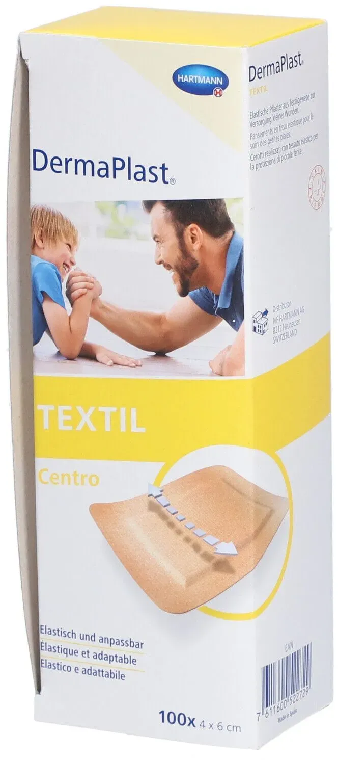 Hartmann Dermaplast® Textil Centro Pflaster 4 x 6 cm