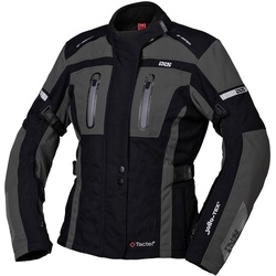IXS Tour Pacora-ST Damen Motorrad Textiljacke, schwarz-grau, Größe 2XL