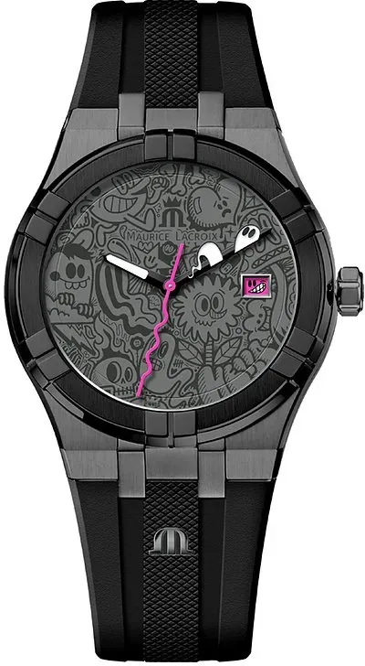 Maurice Lacroix Unisexuhr Aikon Quartz AI1108-PVL20-090-2 - grau