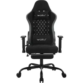 Woltu Gaming-Stuhl Ergonomisch Schwarz/Grau PC