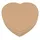 Glorex  Herz-Box/Pappe 92 x 90 x 26 mm 3-tlg. beige