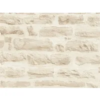 A.S. Création Vliestapete Best of Wood ́n Stone Stein Creme FSC®