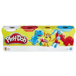 Play-Doh Knete farbsortiert, 4 Farben je 112,0 g